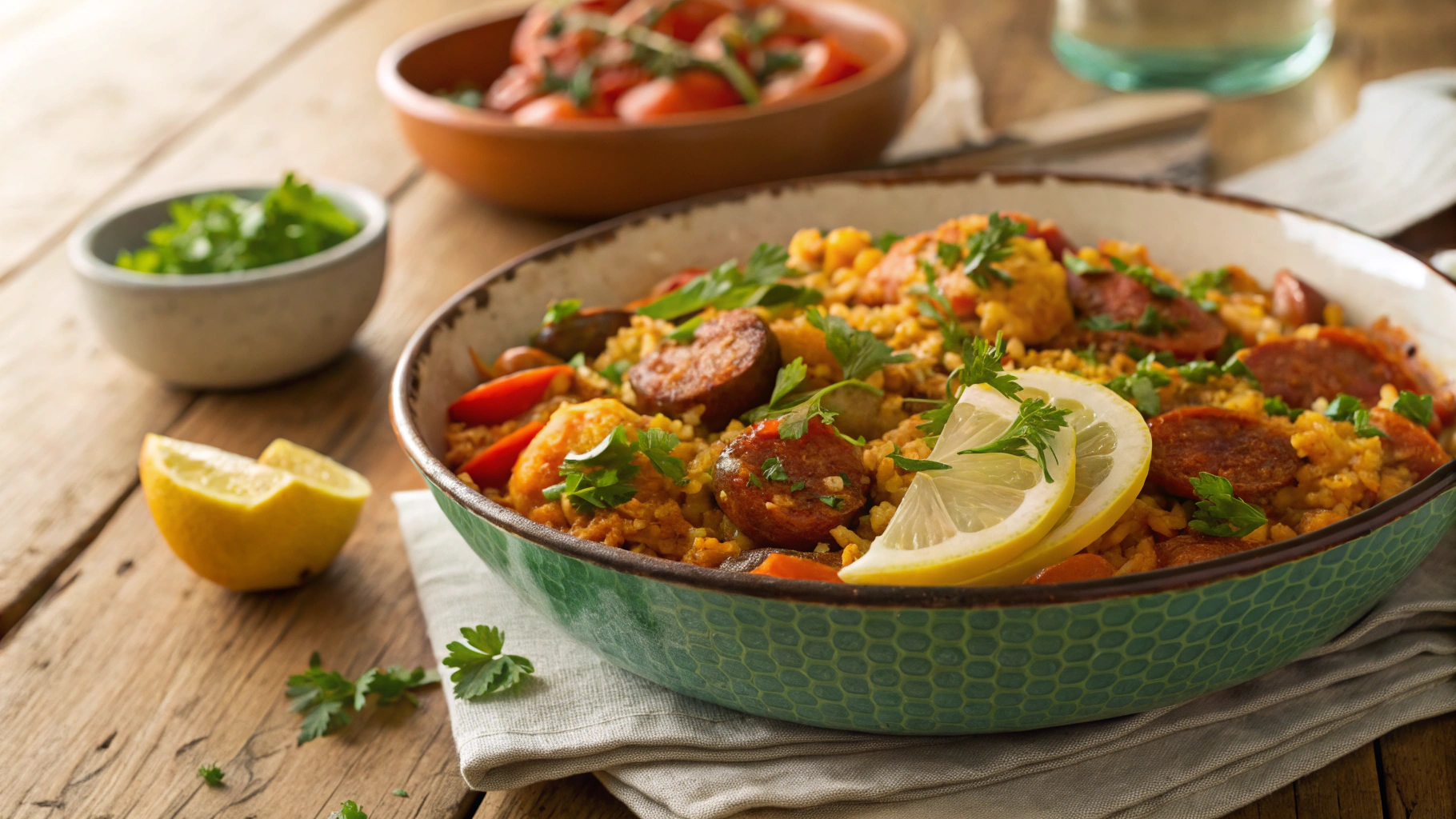 Keto Chorizo Paella