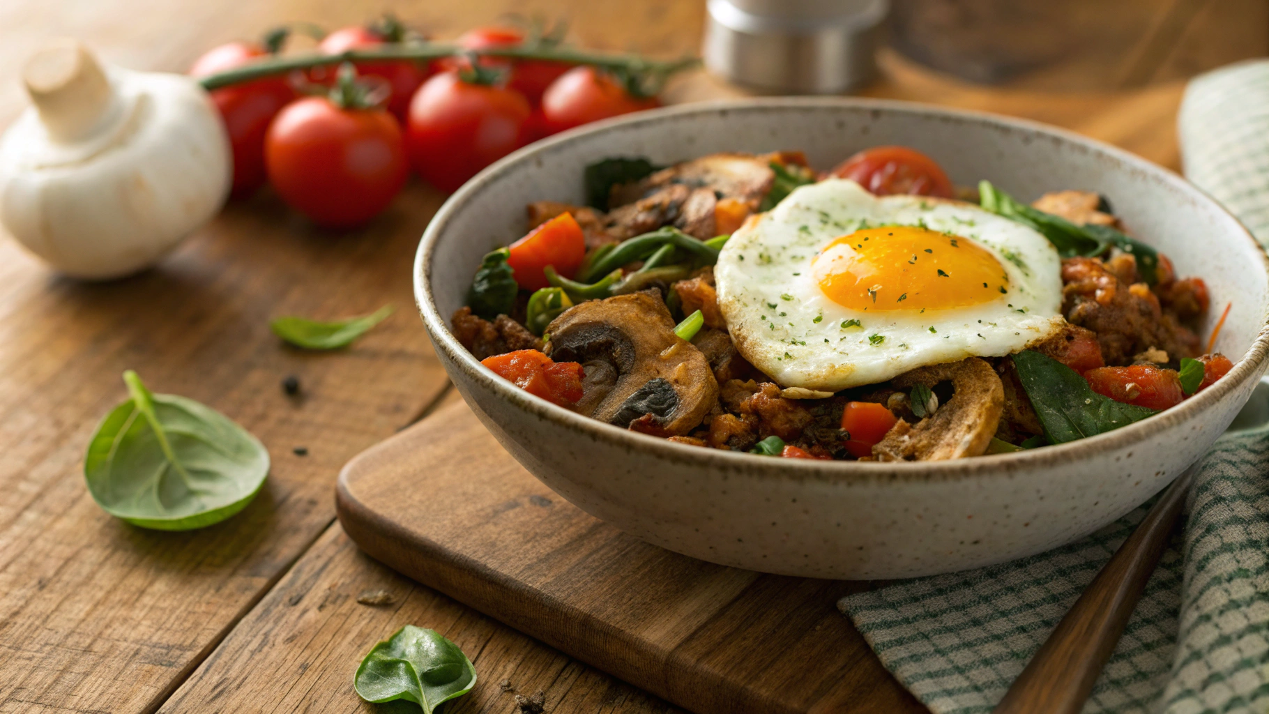 Low Carb Chorizo Plate w Fried Egg