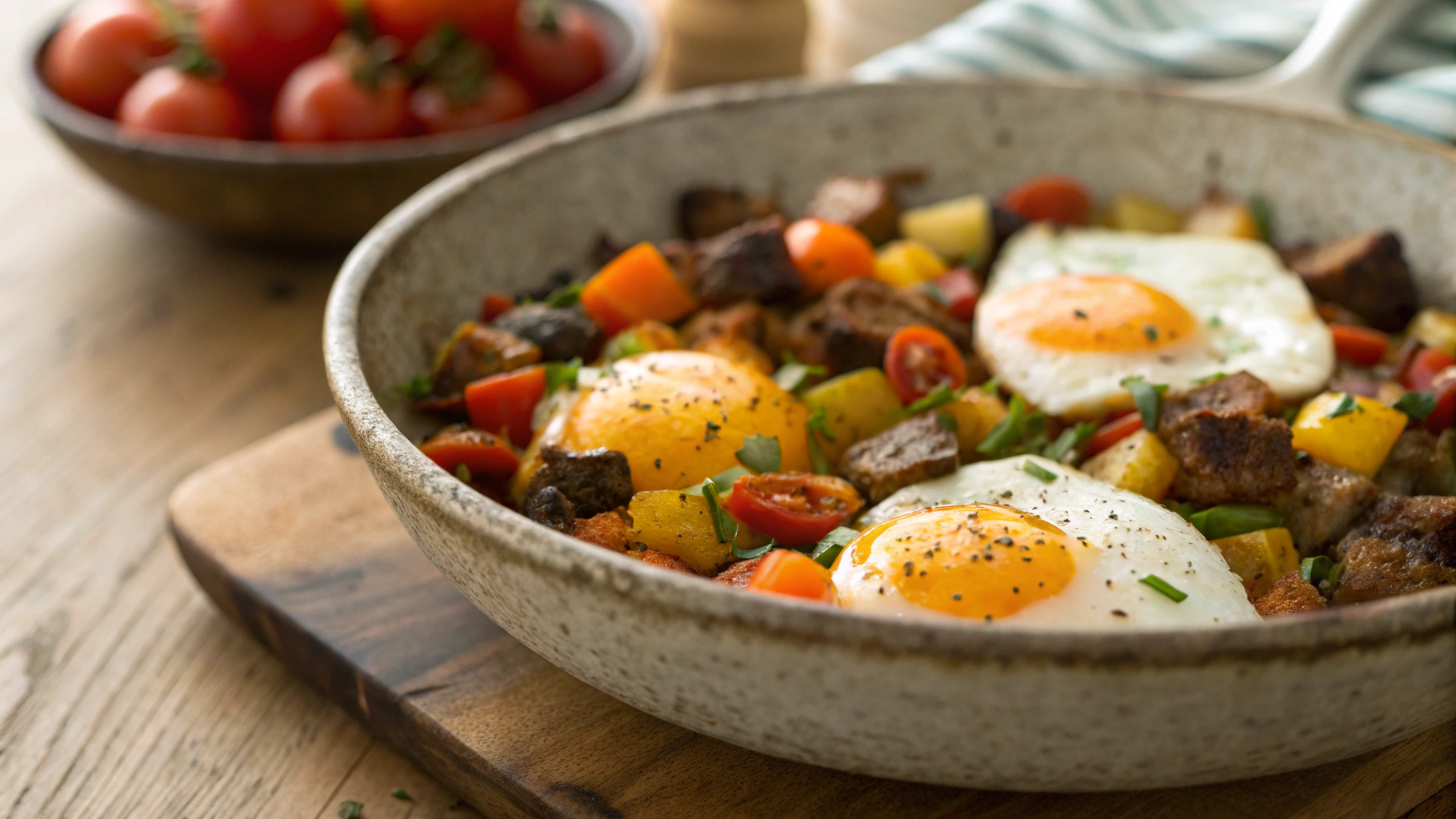 Low Carb Christmas Breakfast Hash