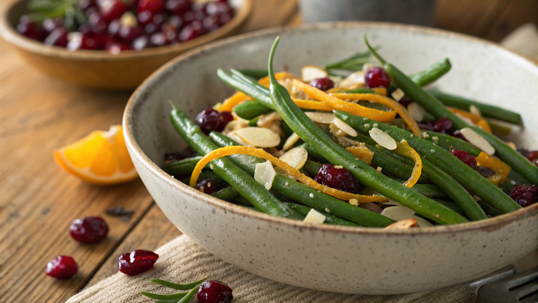 Keto Christmas Green Beans