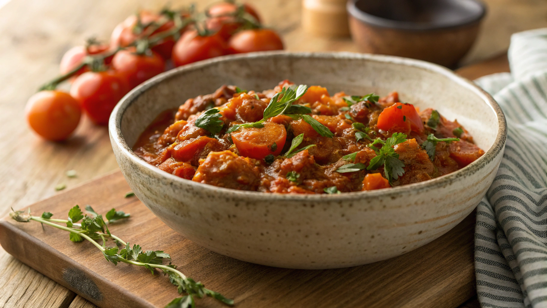 Keto Chunky Chorizo and Tomato Sauce