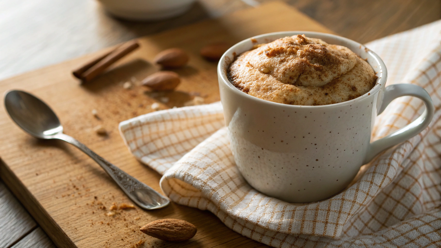 Keto Cinnamon Mug Cake