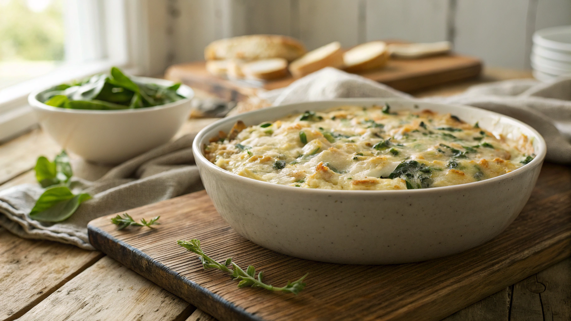 Keto Classic Spinach + Artichoke Dip