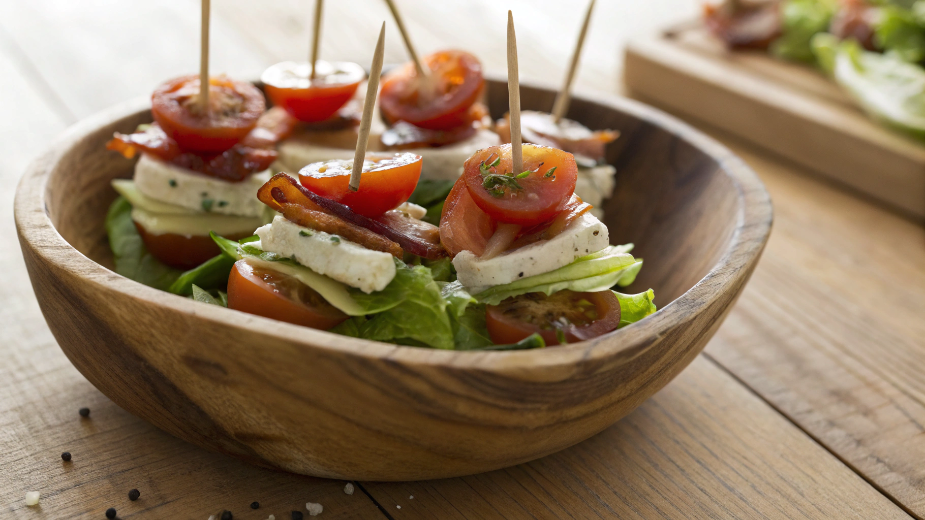Keto Cobb Salad Snack Bites