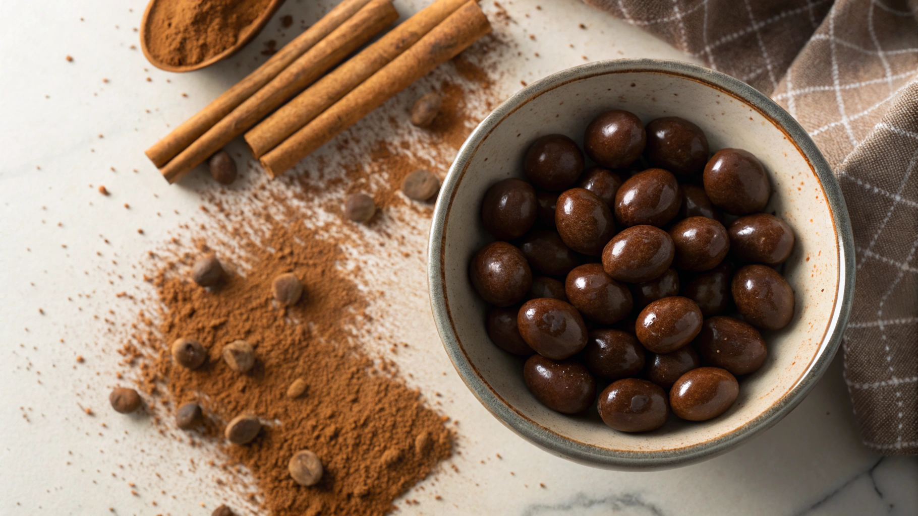 Keto Cocoa Cinnamon Almonds