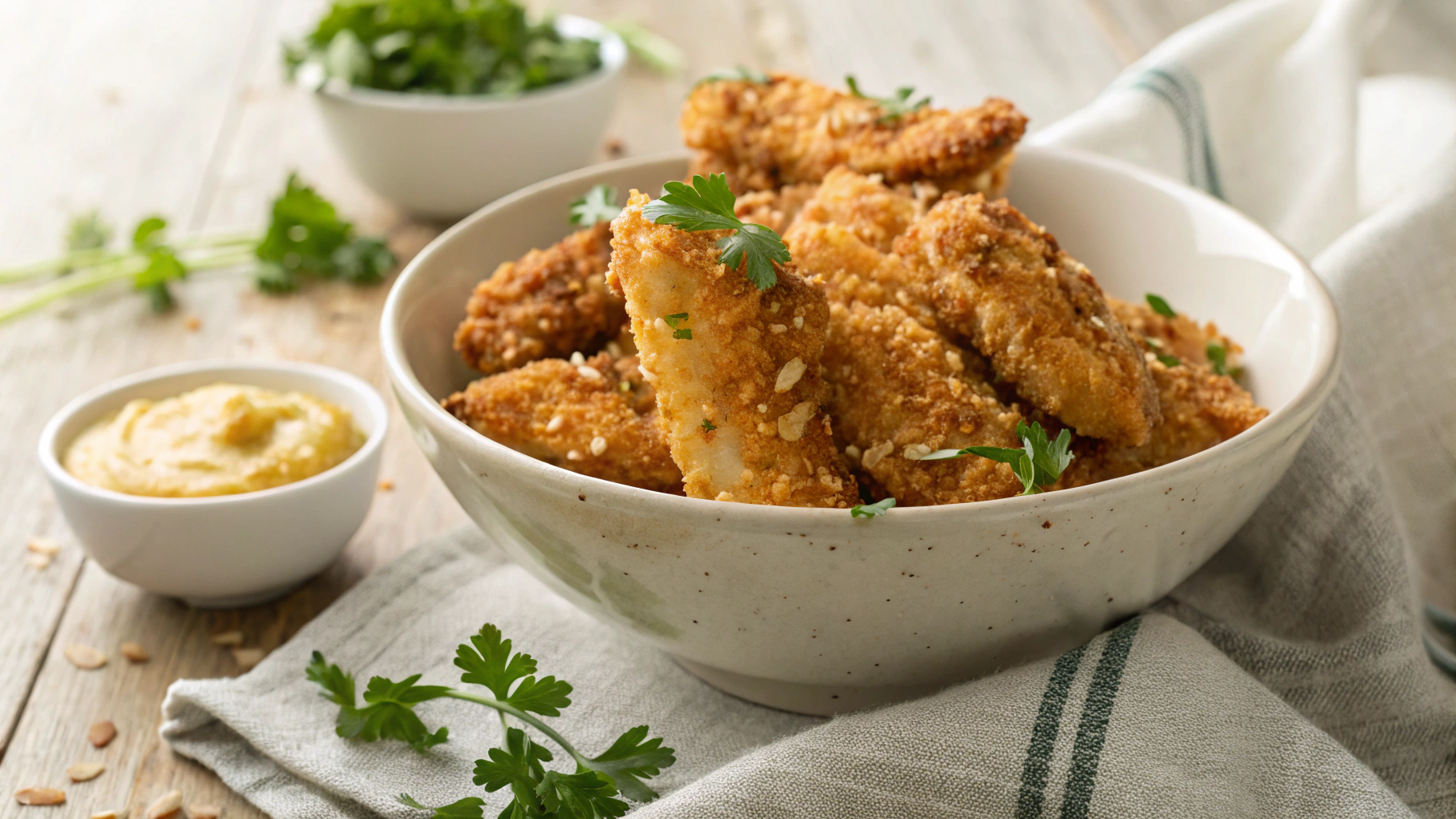 Keto Coconut Chicken Strips
