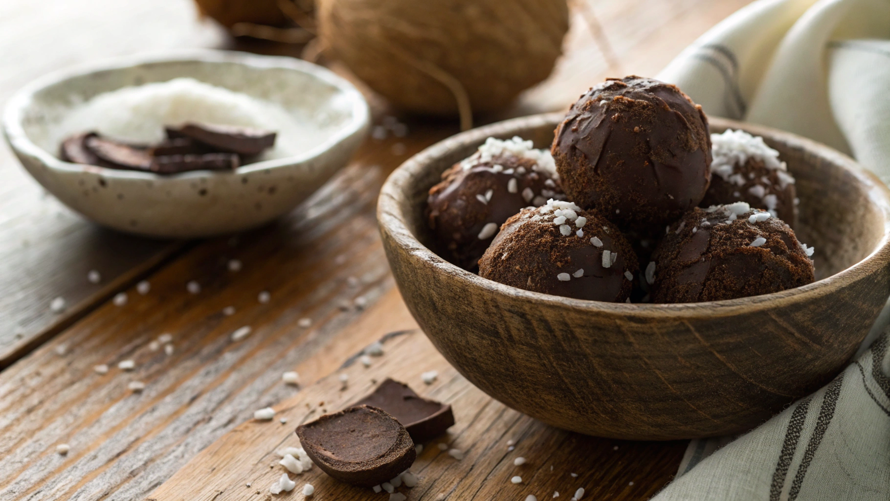 Keto Coconut-Choc Fat Bombs