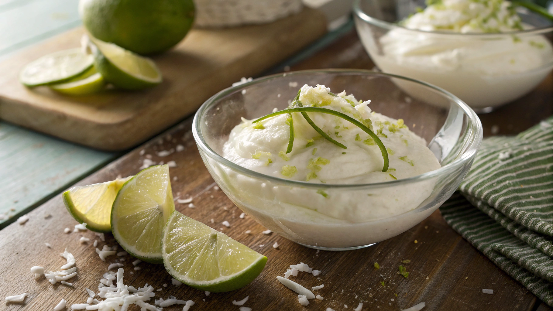 Low Carb Coconut Cream and Lime Mousse
