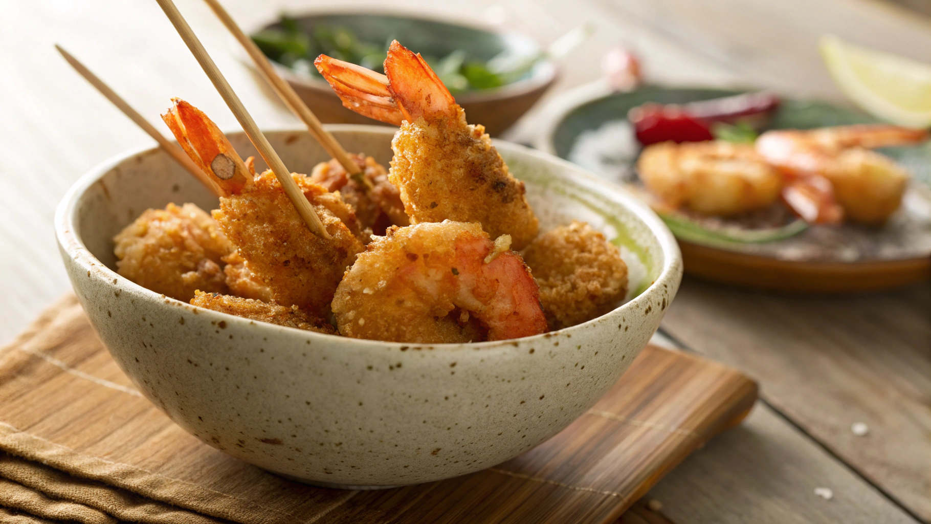 Keto Coconut Pork Rind Shrimp