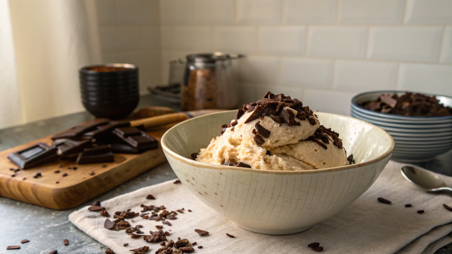Keto Coffee Cream Cheese Semifreddo