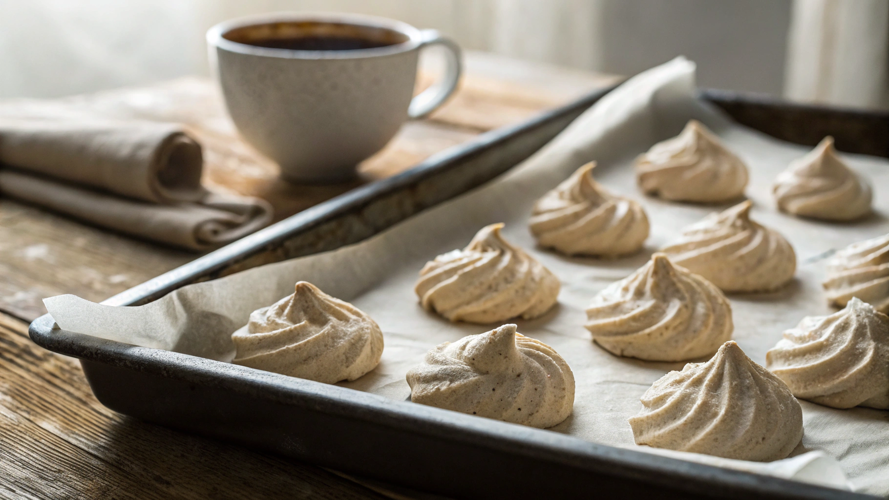 Keto Coffee Meringues