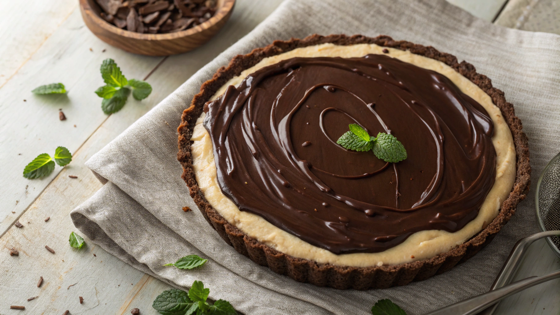 Keto Cookie Dough Tart