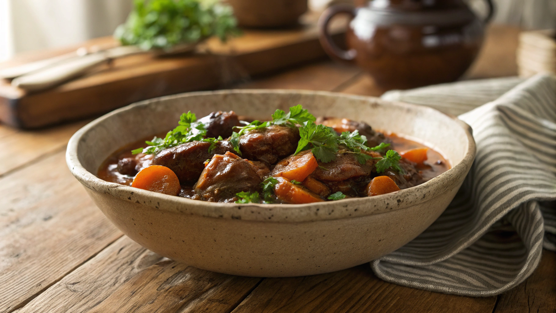 Keto Coq au Vin ( French Chicken Stew)