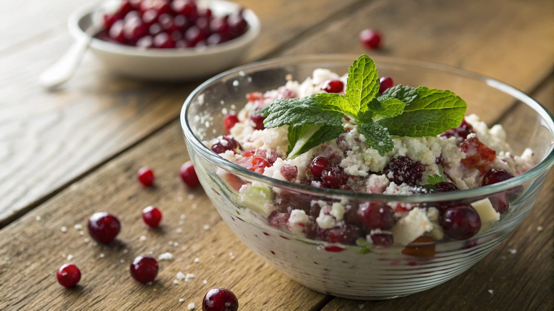 Keto Cranberry Fluff Salad