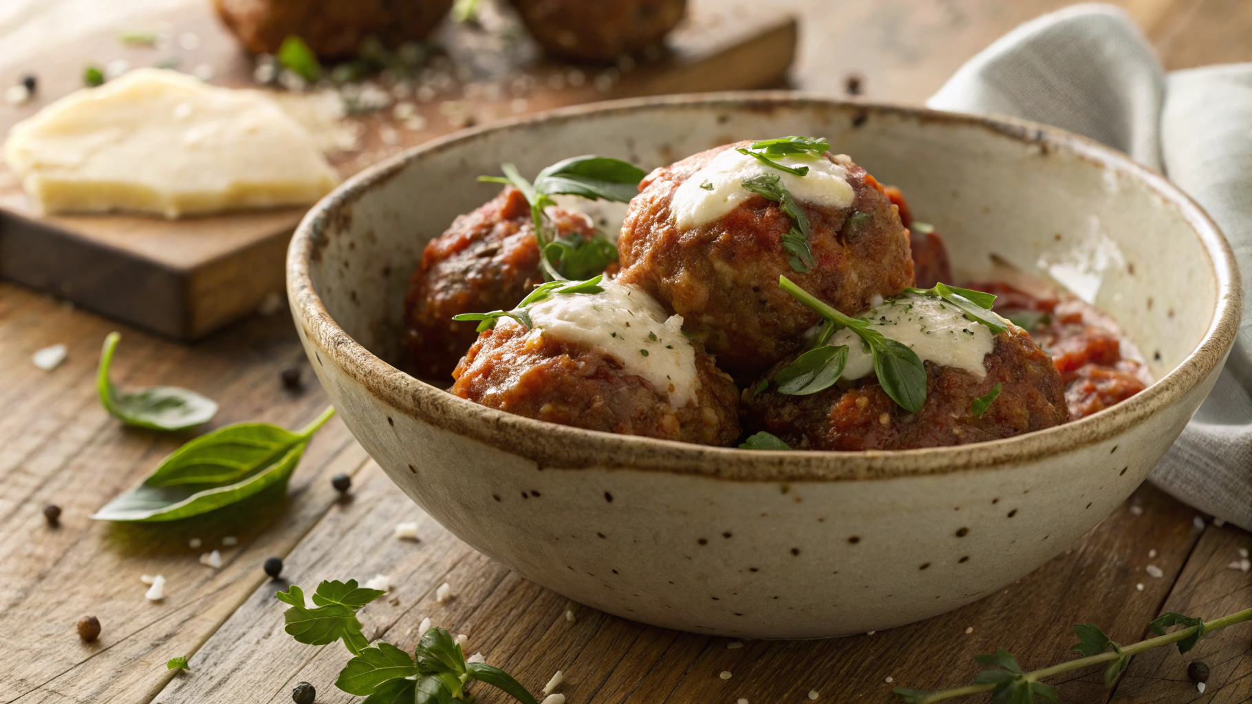 Keto Cream Cheese Filled Meatballs