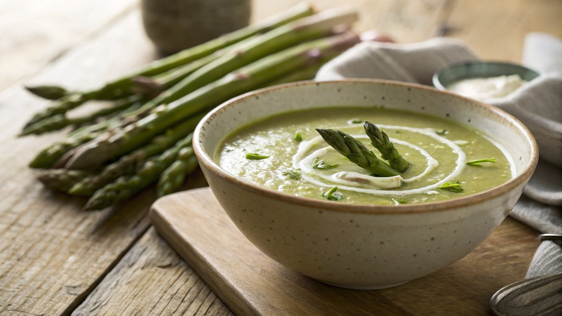 Keto Cream Of Asparagus Soup