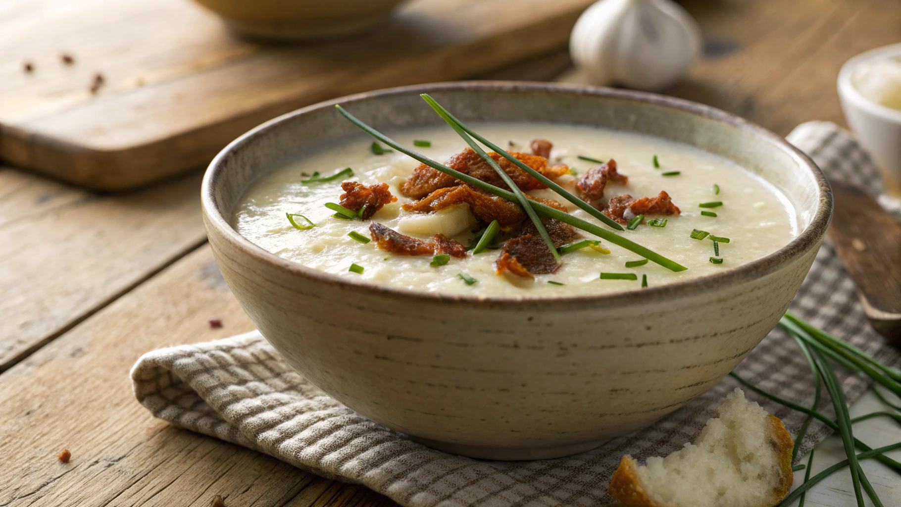 Keto Cream Of Cauliflower Soup