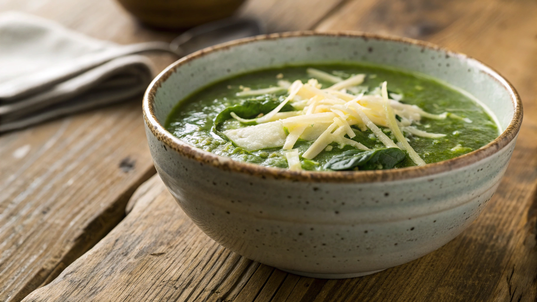 Keto Cream of Kale and Broccoli Soup