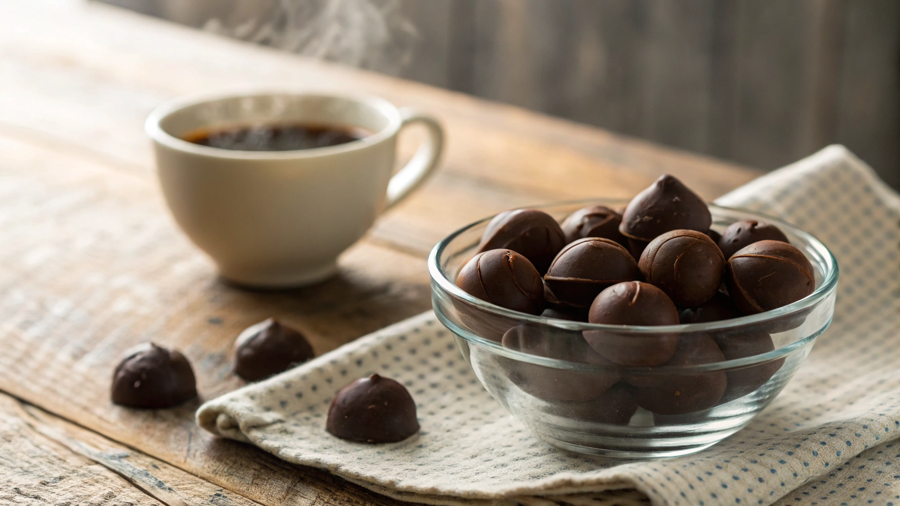 Keto Creamy Chocolate Coffee Drops