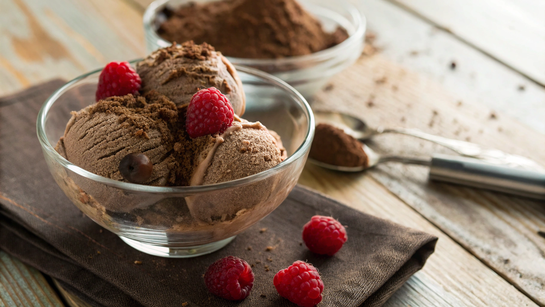 Keto Creamy Chocolate Ice Cream