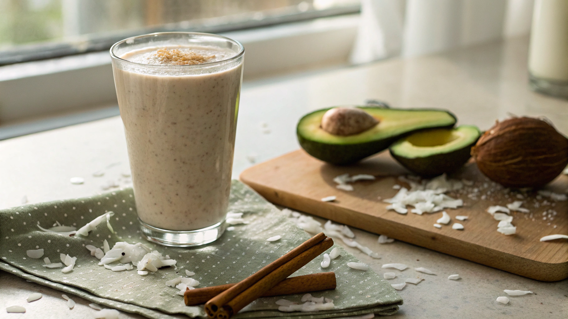 Low Carb Creamy Cinnamon Shake