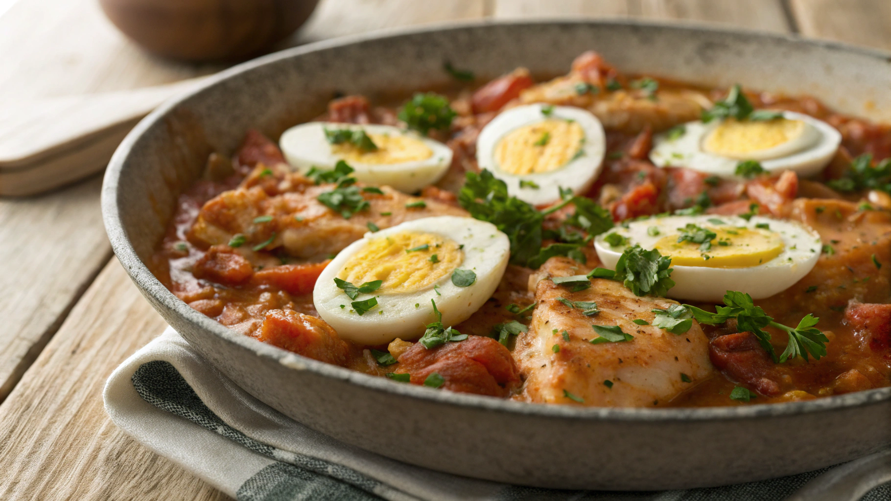 Keto Creamy Tomato Protein Skillet