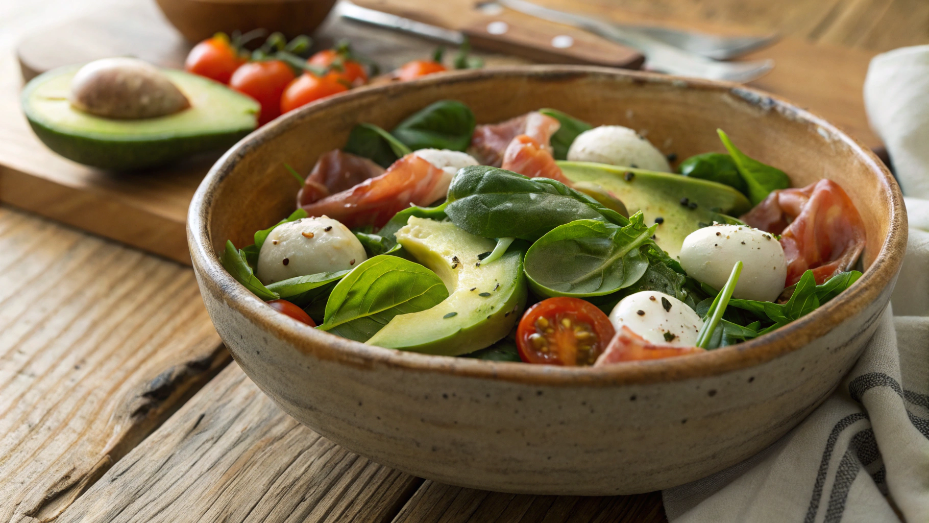 Keto Crispy Prosciutto Salad