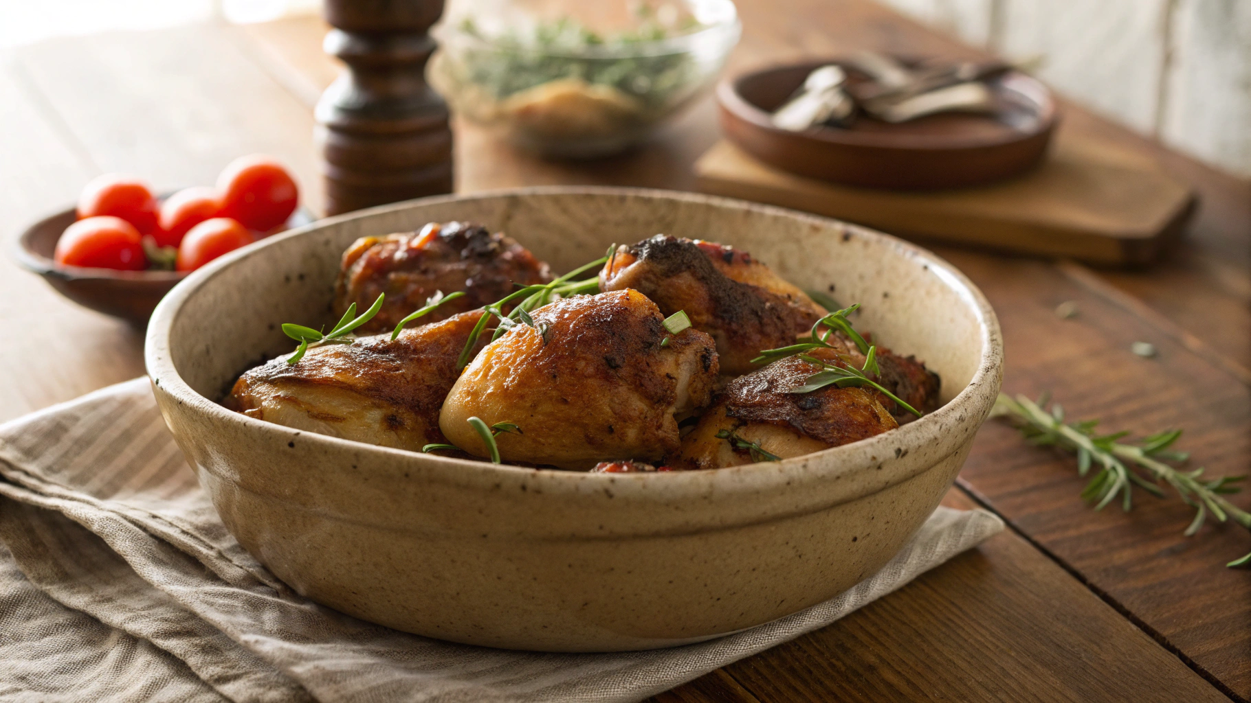 Keto Crispy Sheet Pan Chicken Thighs