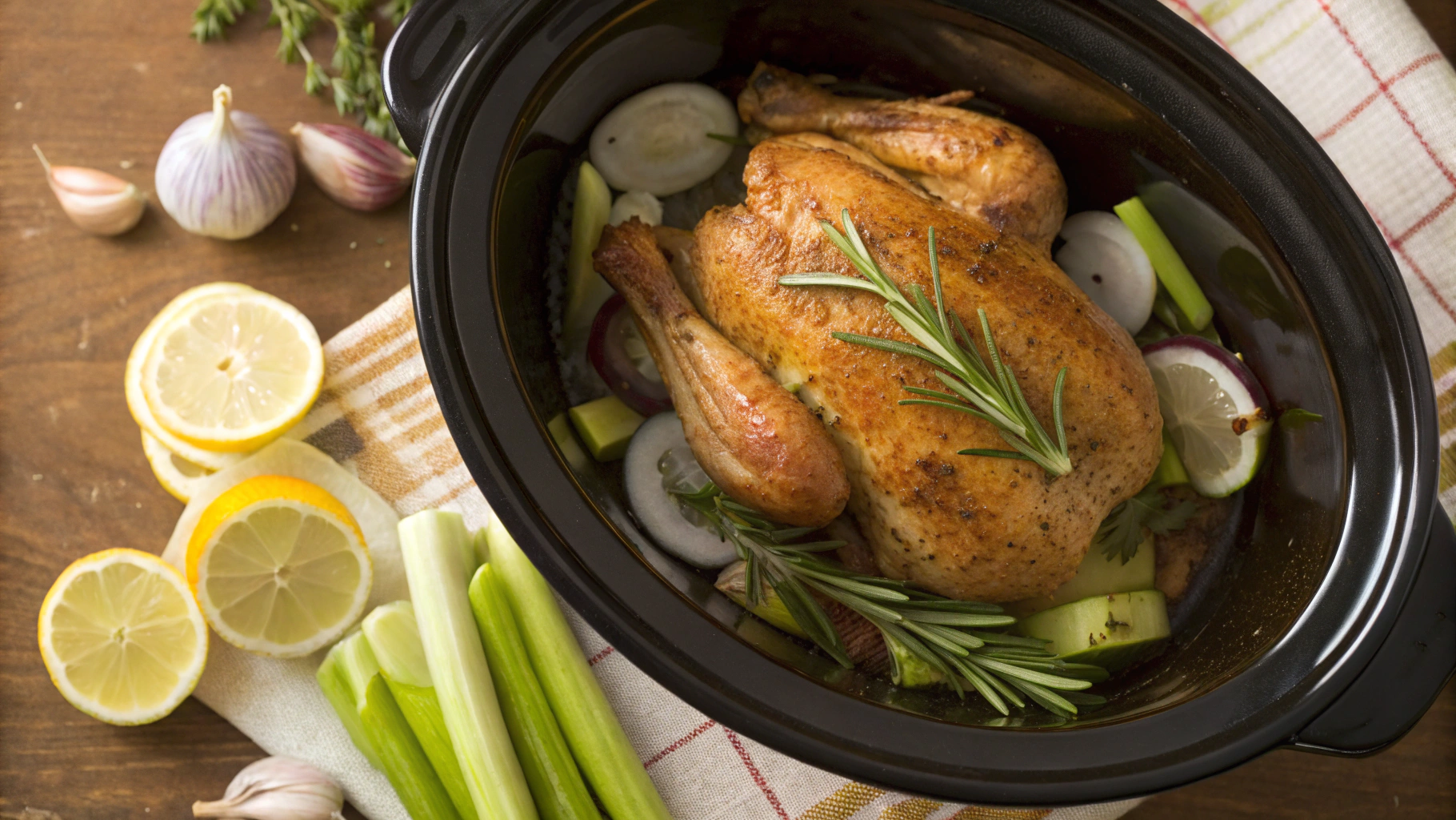 Keto Crock Pot Whole Chicken