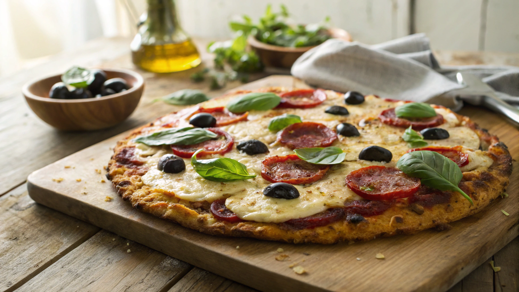 Keto Crustless Pizza