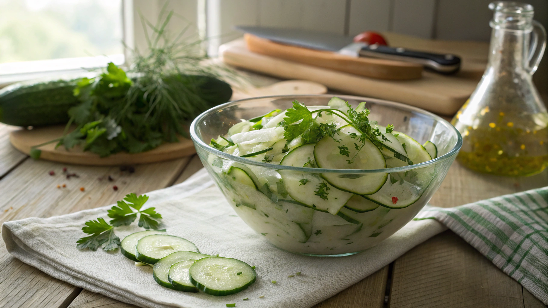 Keto Cucumber Salad