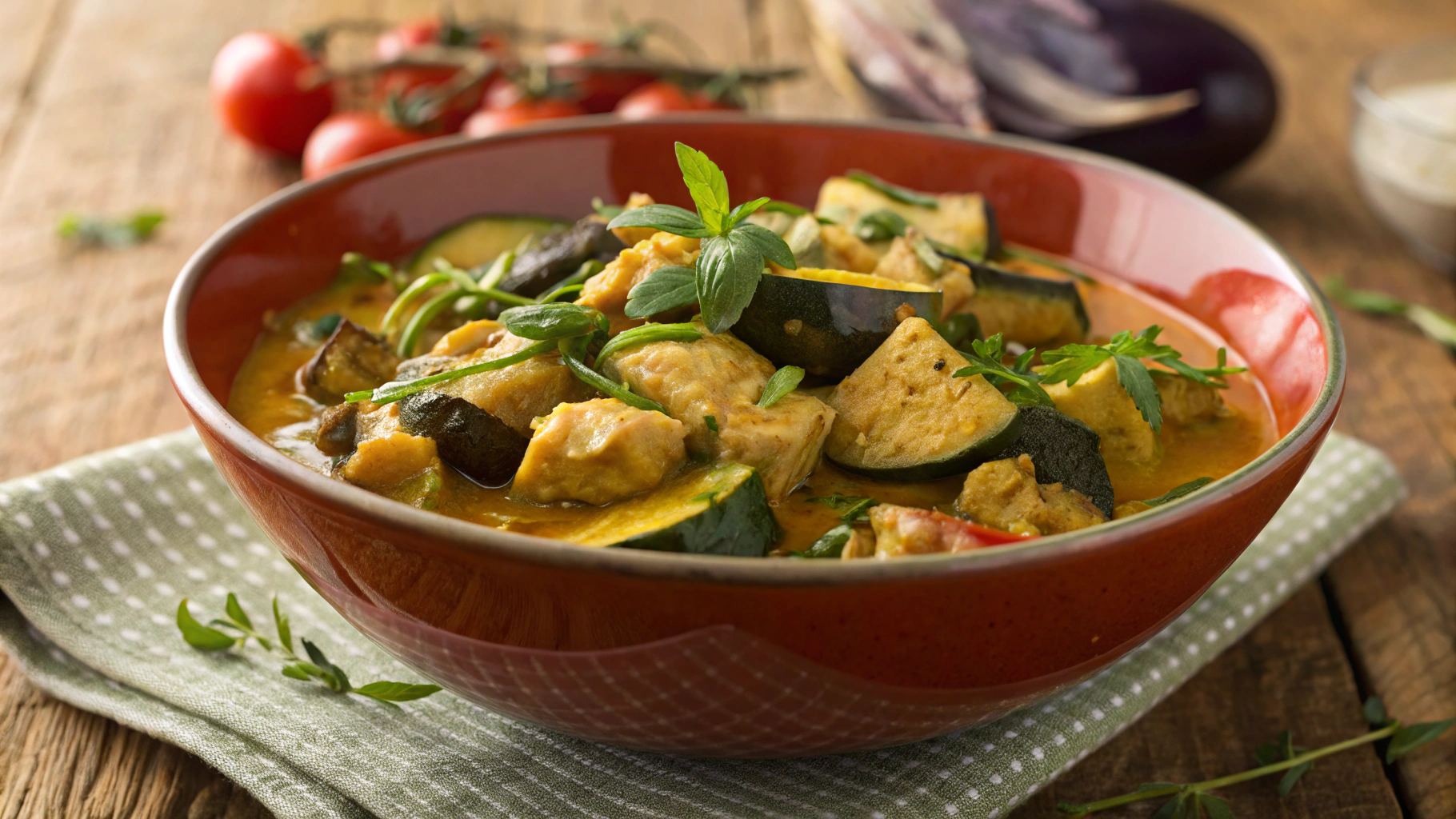 Keto Curried Turkey Skillet