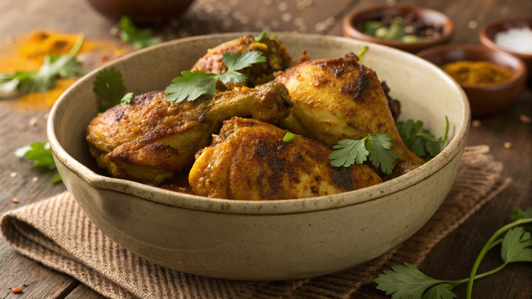 Keto Curry Chicken Thighs