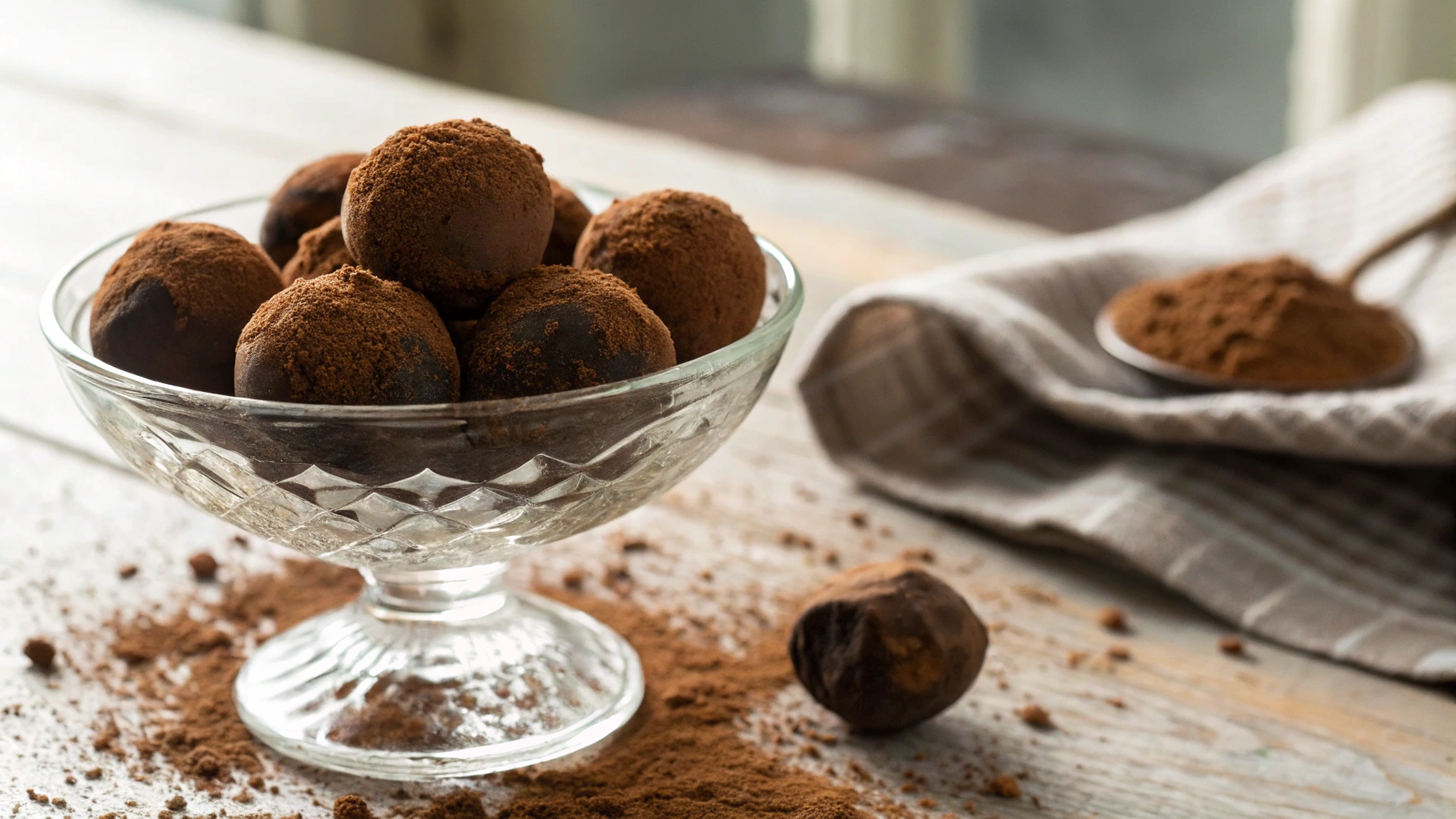 Keto Dark Chocolate Truffles