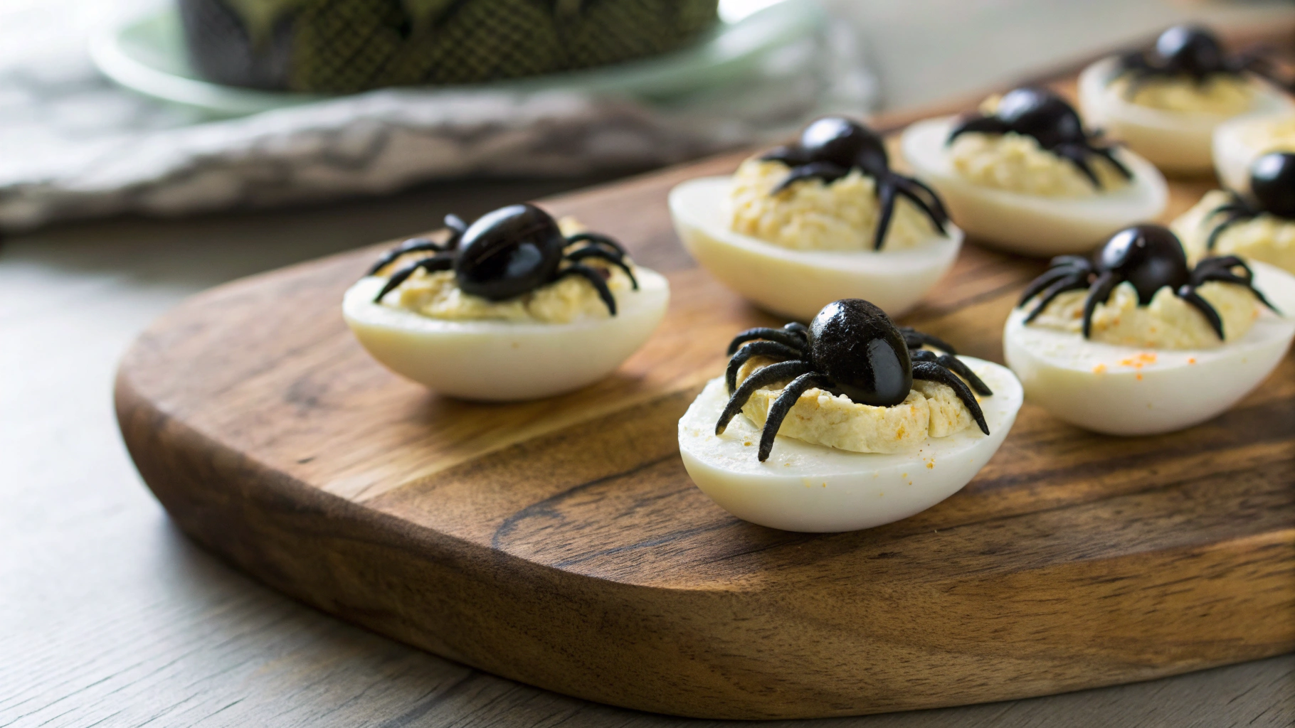 Keto Deviled Spider Eggs