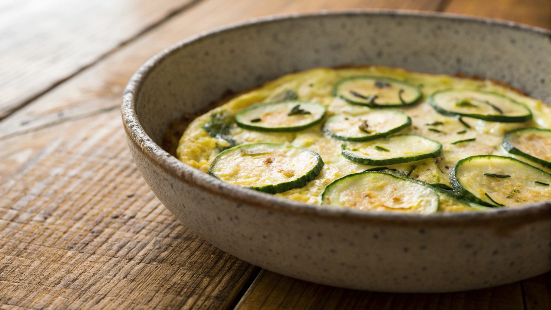 Keto Double Cheese and Zucchini Omelet