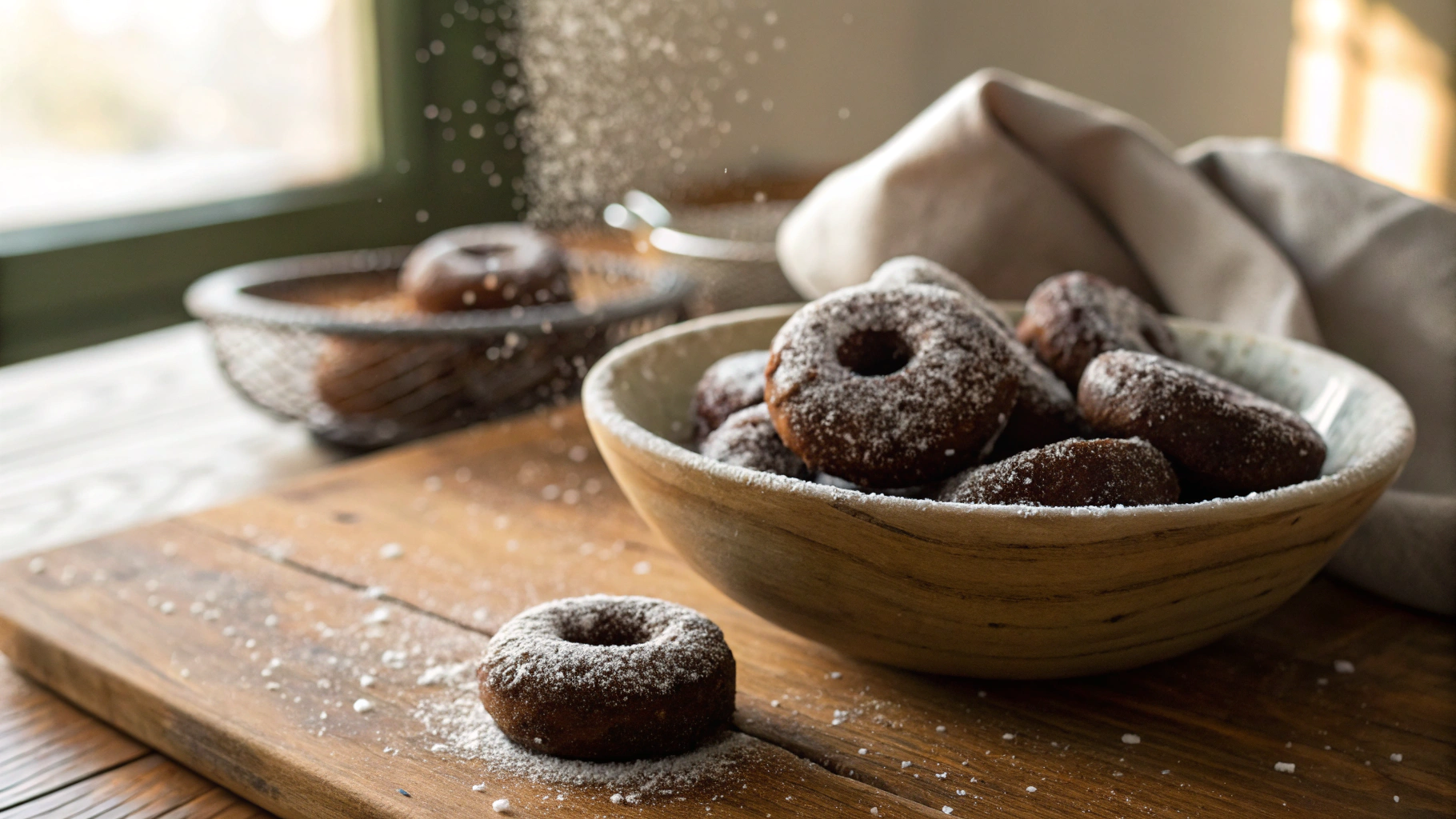 Keto Double Chocolate Doughnuts