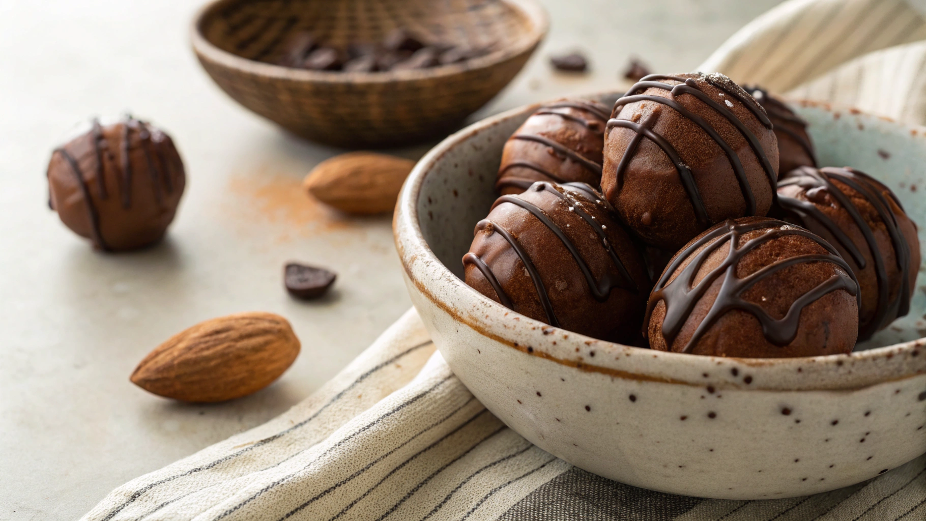 Keto Double Chocolate Nut Fat Bombs