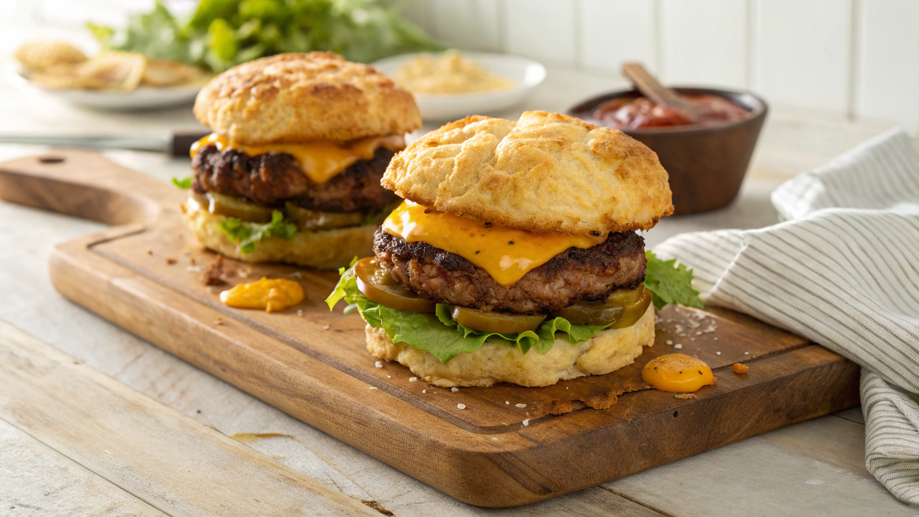 Keto Double Steak Burgers