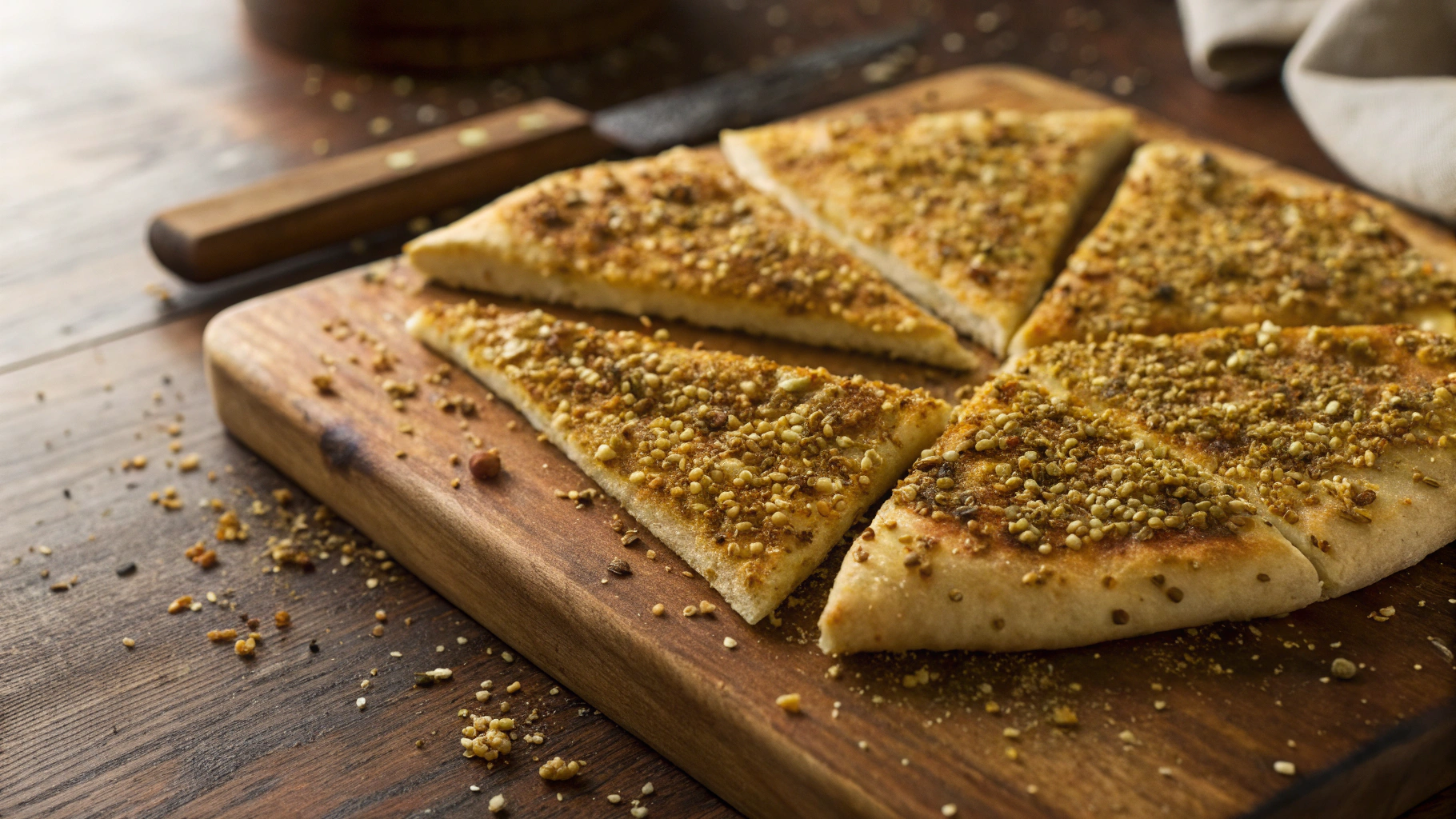 Keto Dukkah Flatbread