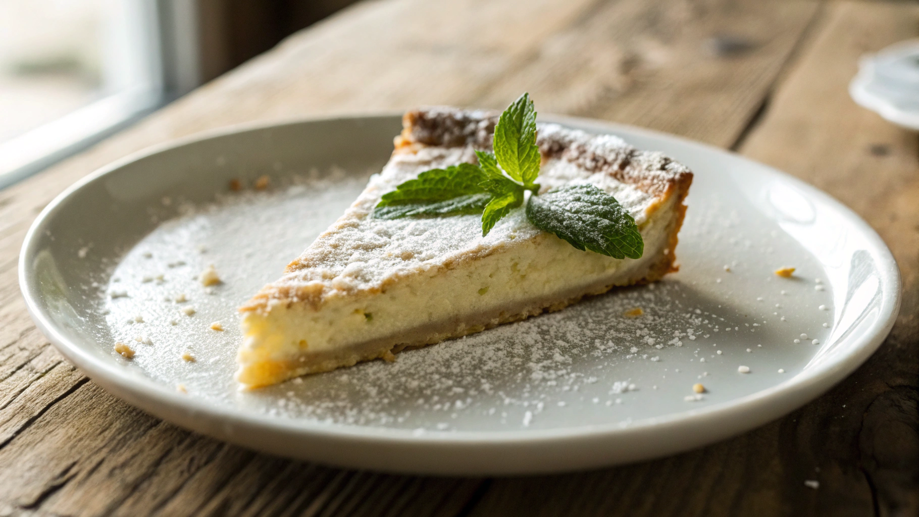 Keto Easter Ricotta Pie