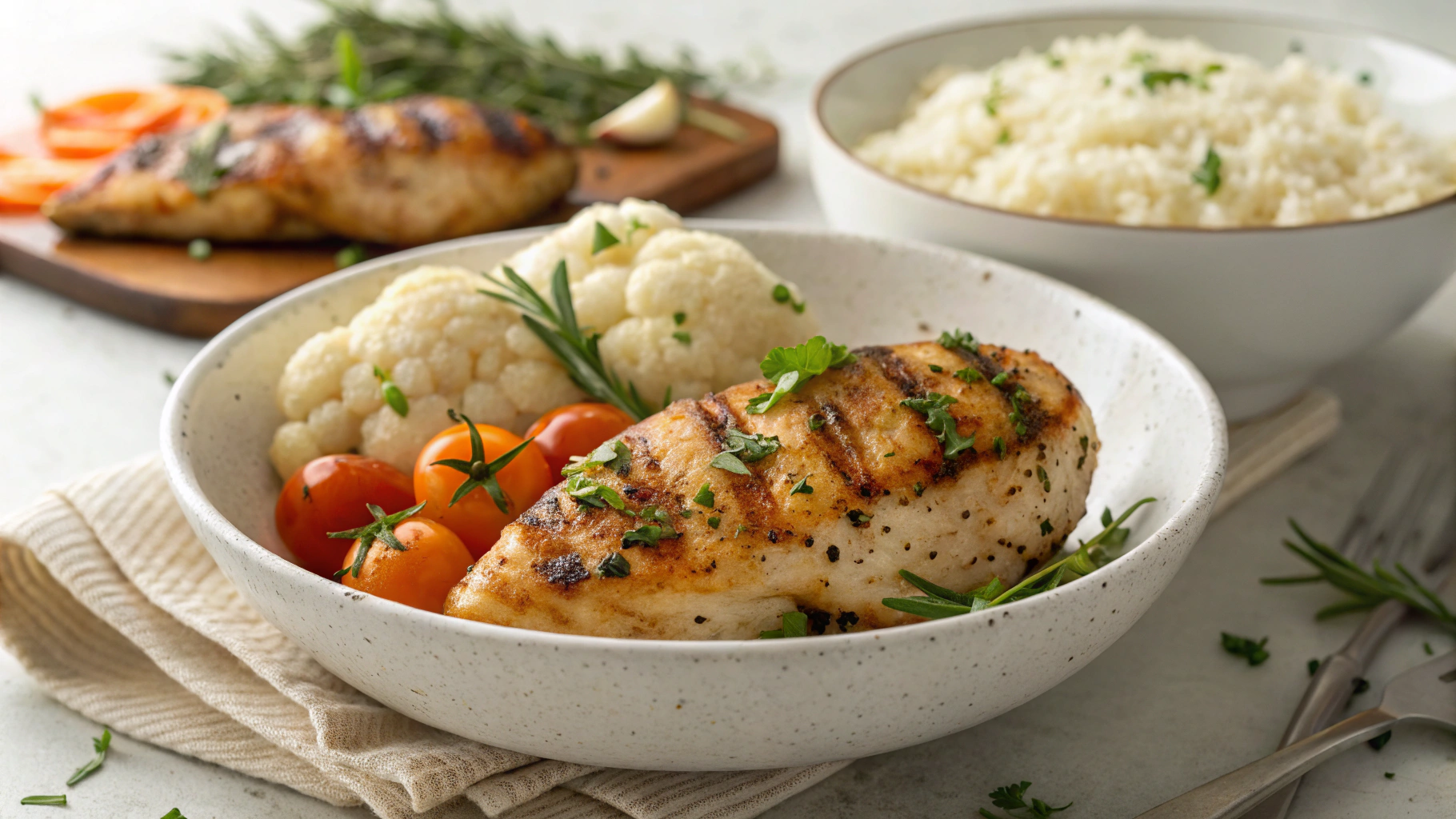 Keto Easy Air Fryer Butterflied Chicken Breasts