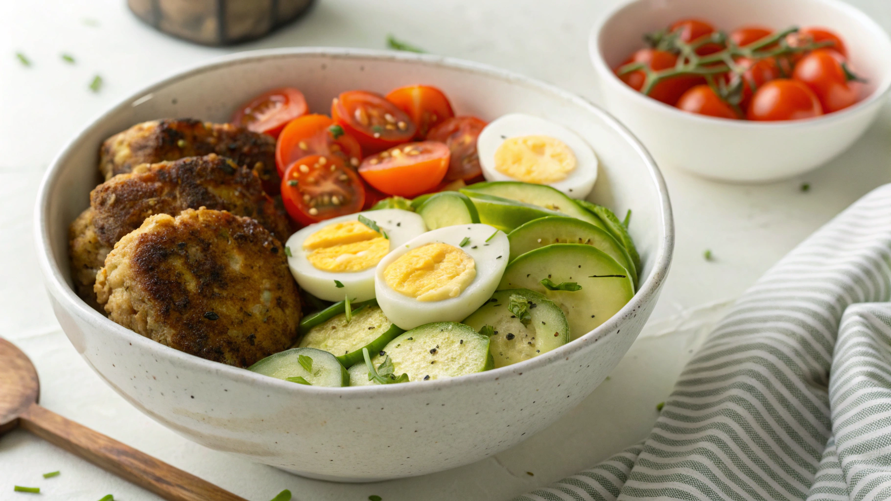 Keto Easy Breakfast Sausage and Egg Meal Prep