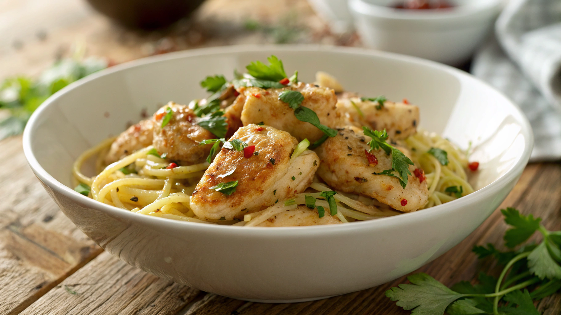 Keto Easy Chicken Scampi For Meal Prep