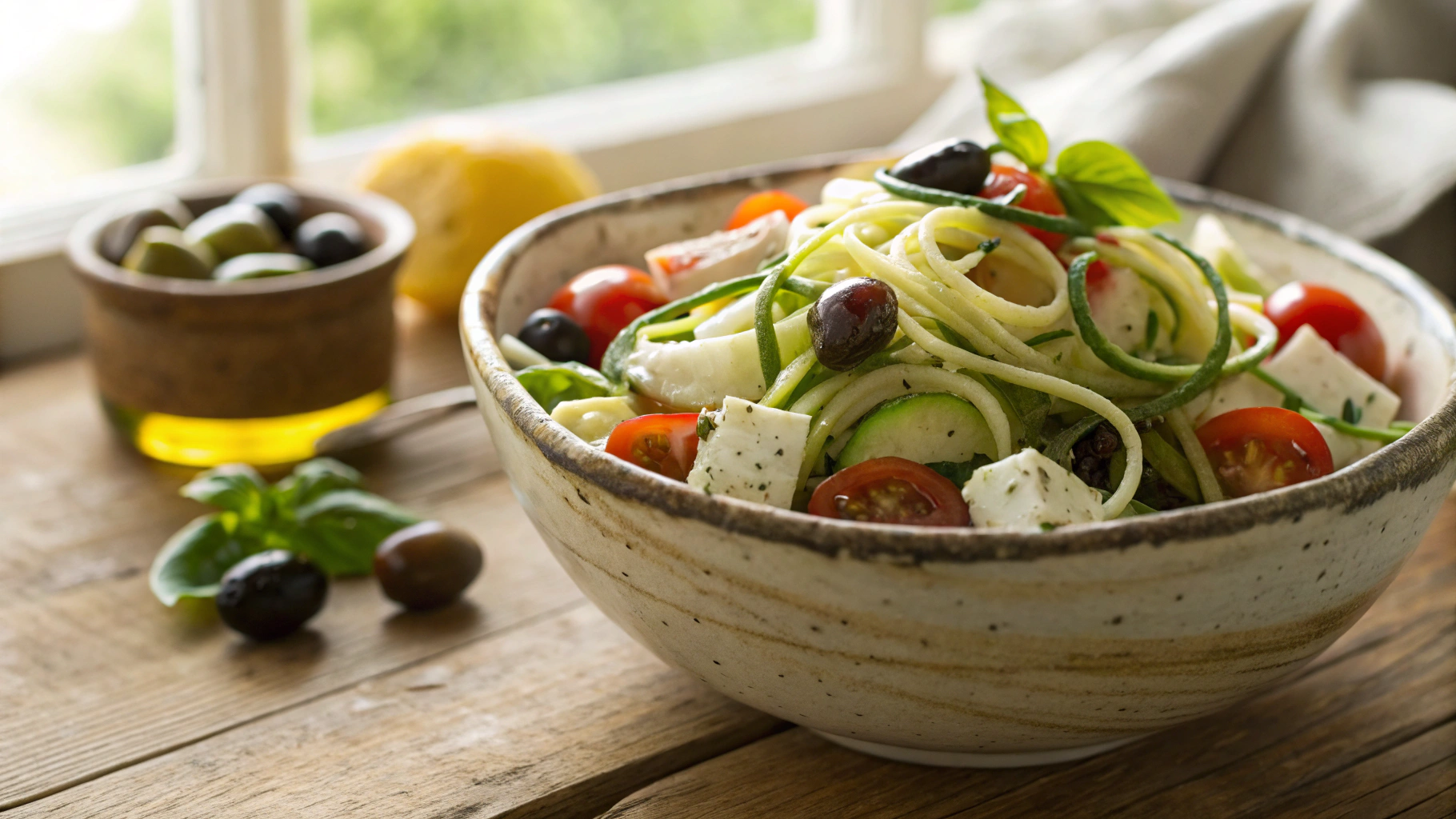 Keto Easy Greek Pasta Salad