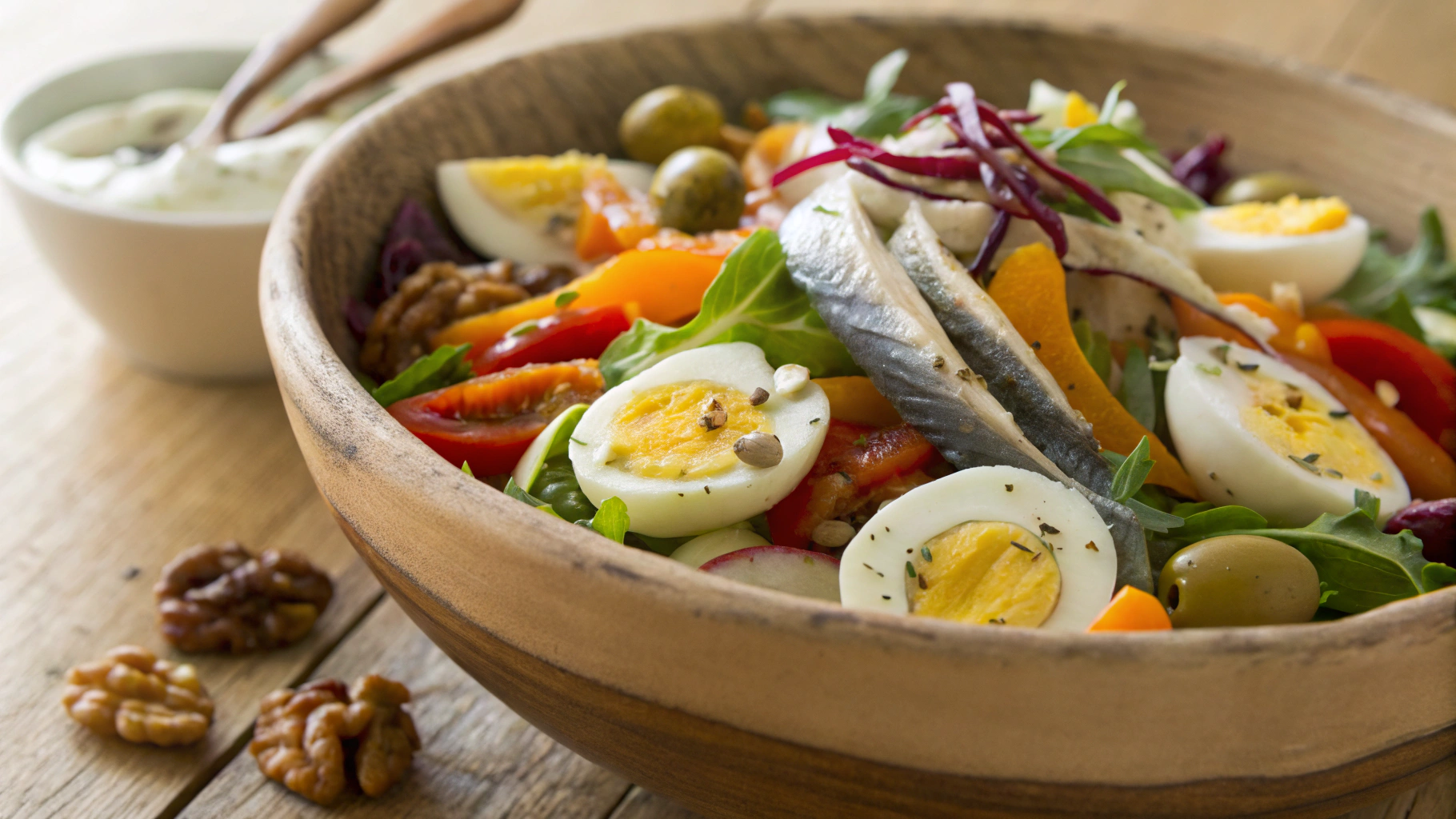 Keto Egg And Anchovy Salad