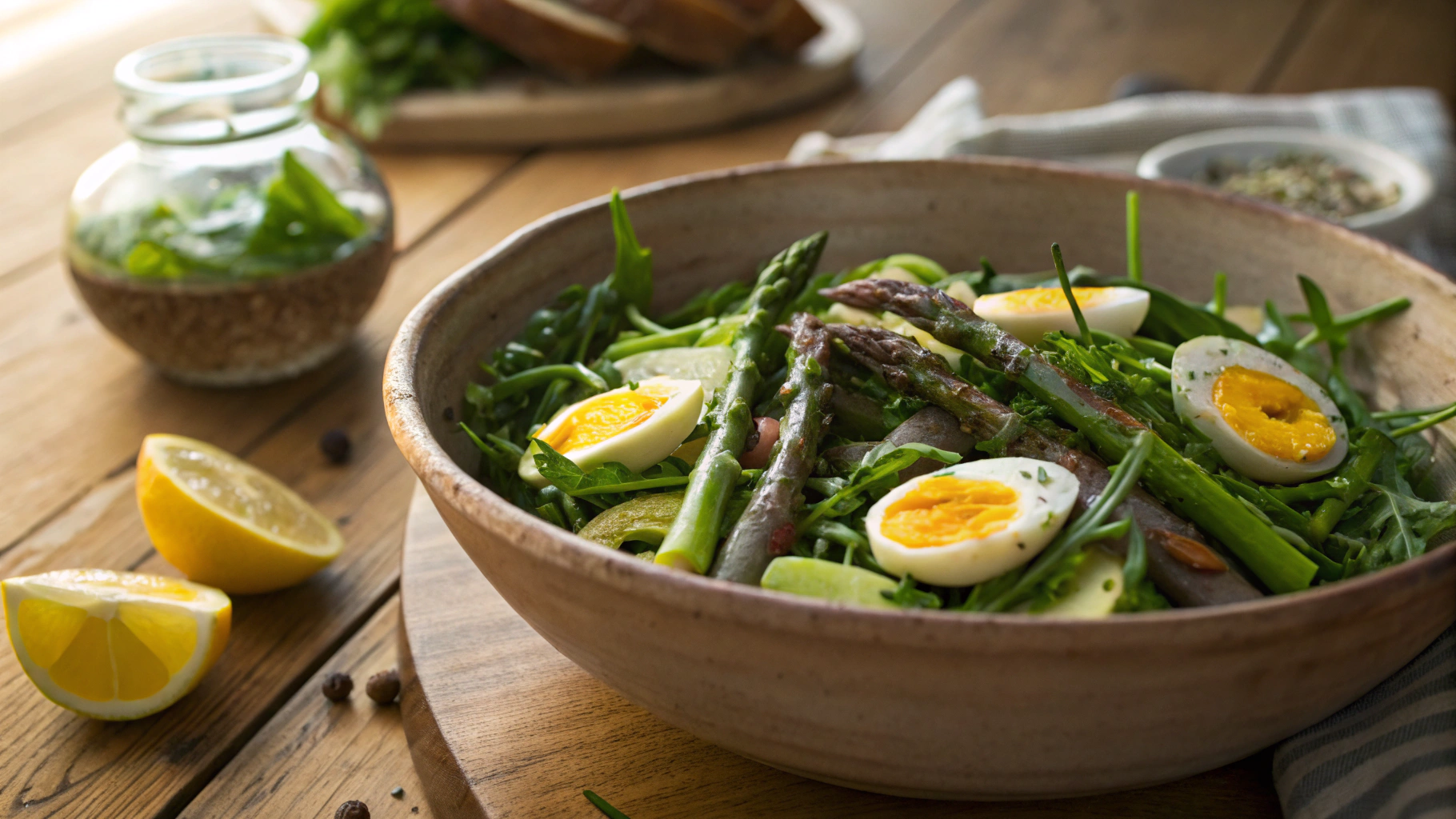 Keto Egg and Asparagus Salad