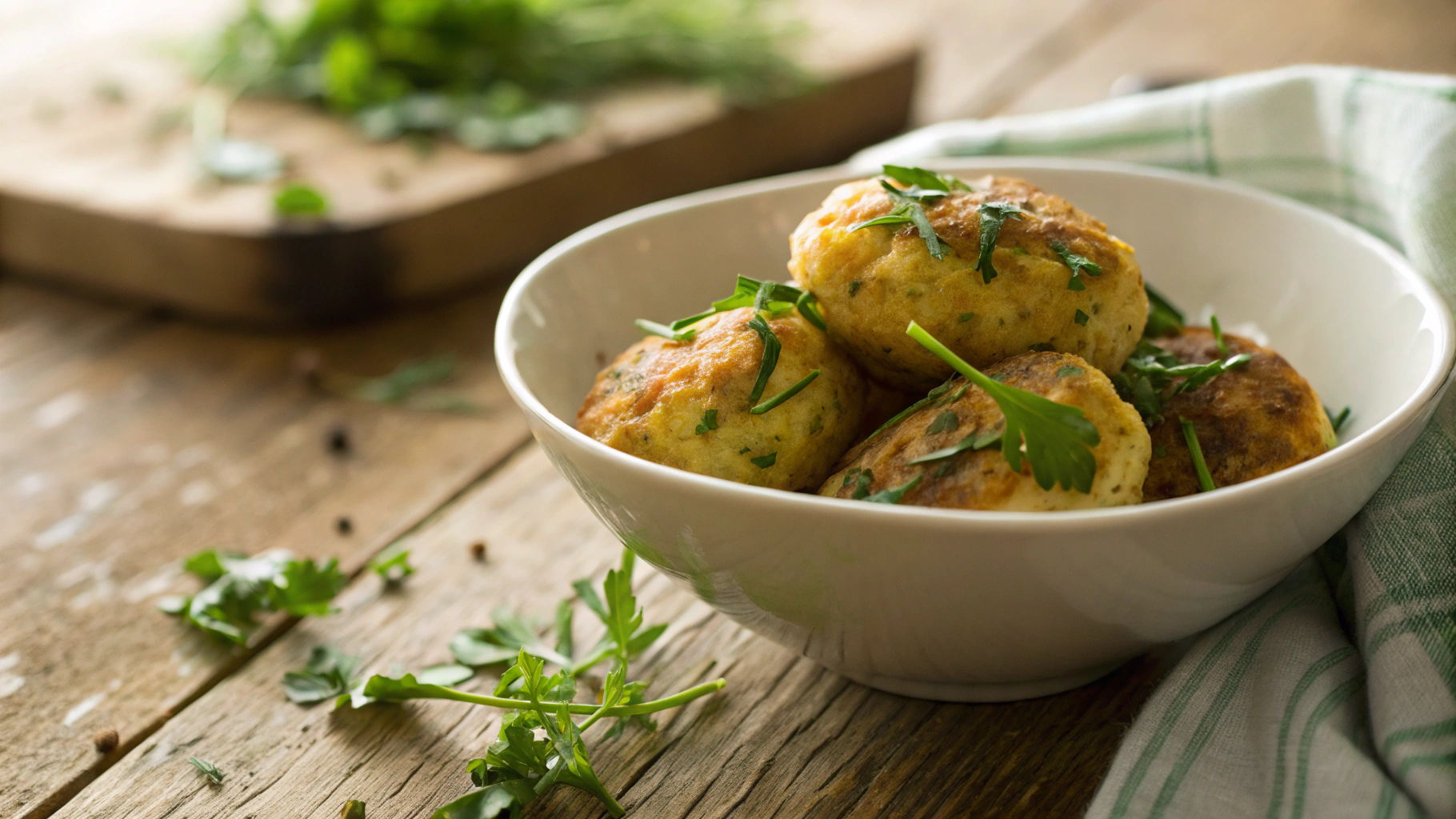 Keto Egg Fast Cheddar Fritters