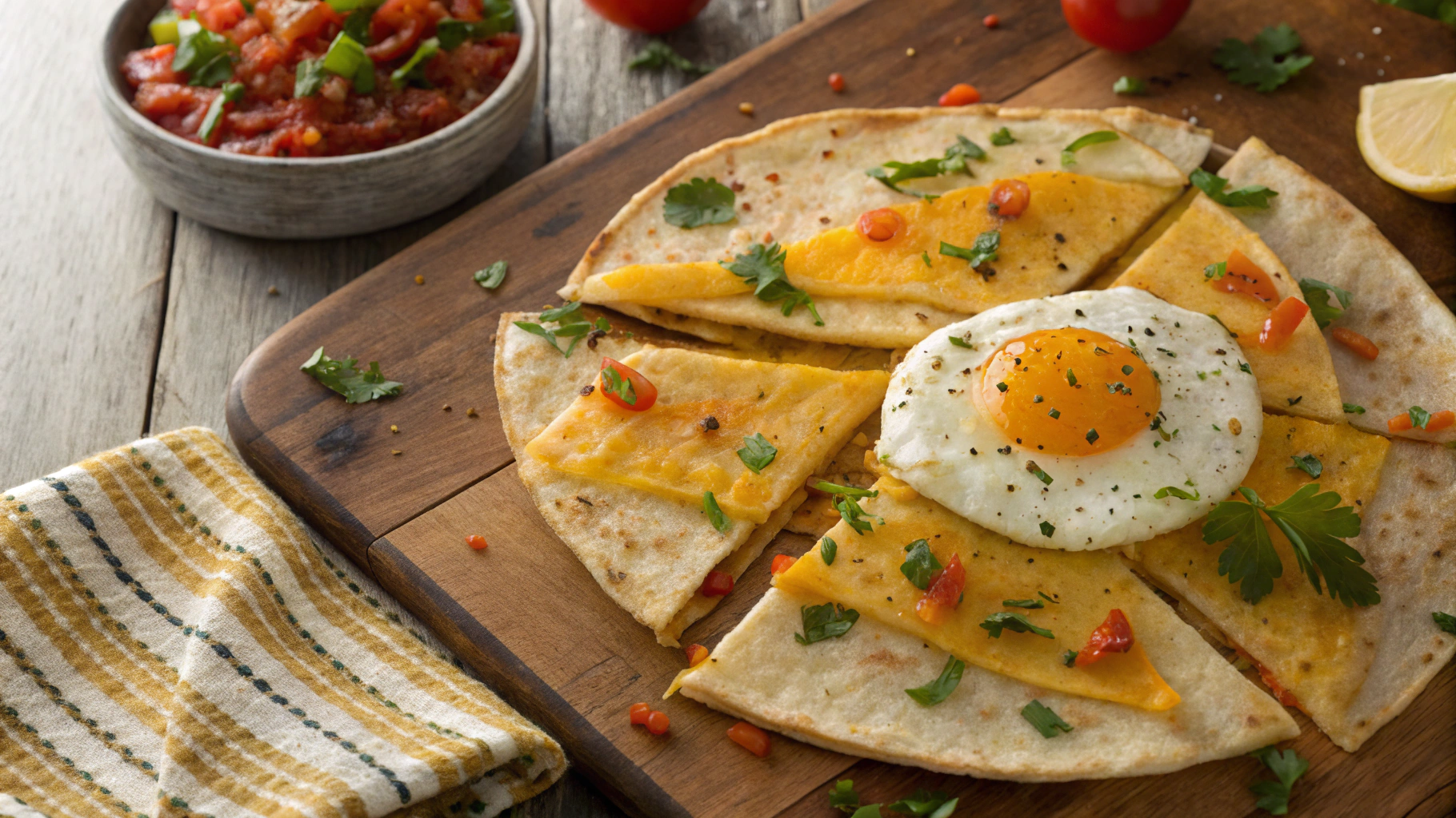 Keto Egg Fast Cheese Quesadilla