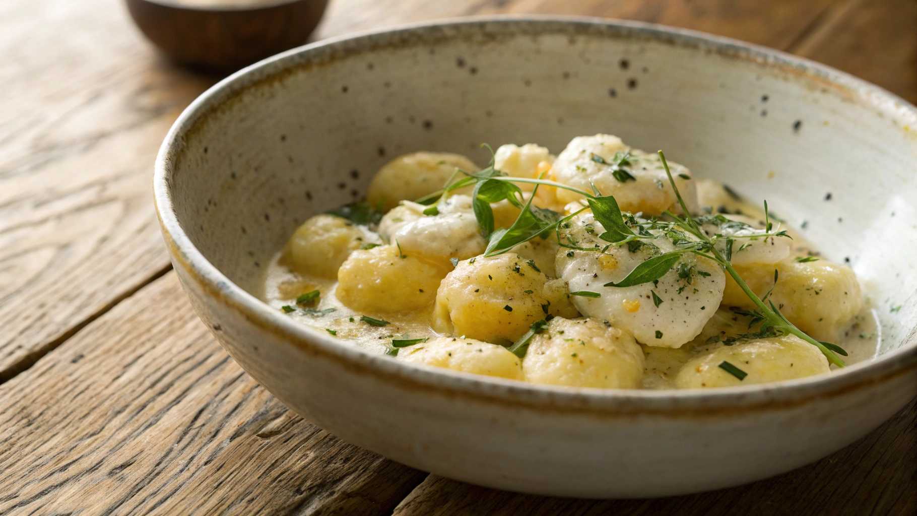 Keto Egg Fast Dinner Gnocchi w Creamy Sauce